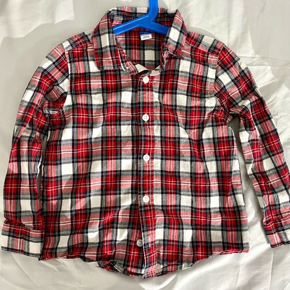 Old Navy Maroon and Checkered Sunday’s best with bow Tie - Picture 2 of 4